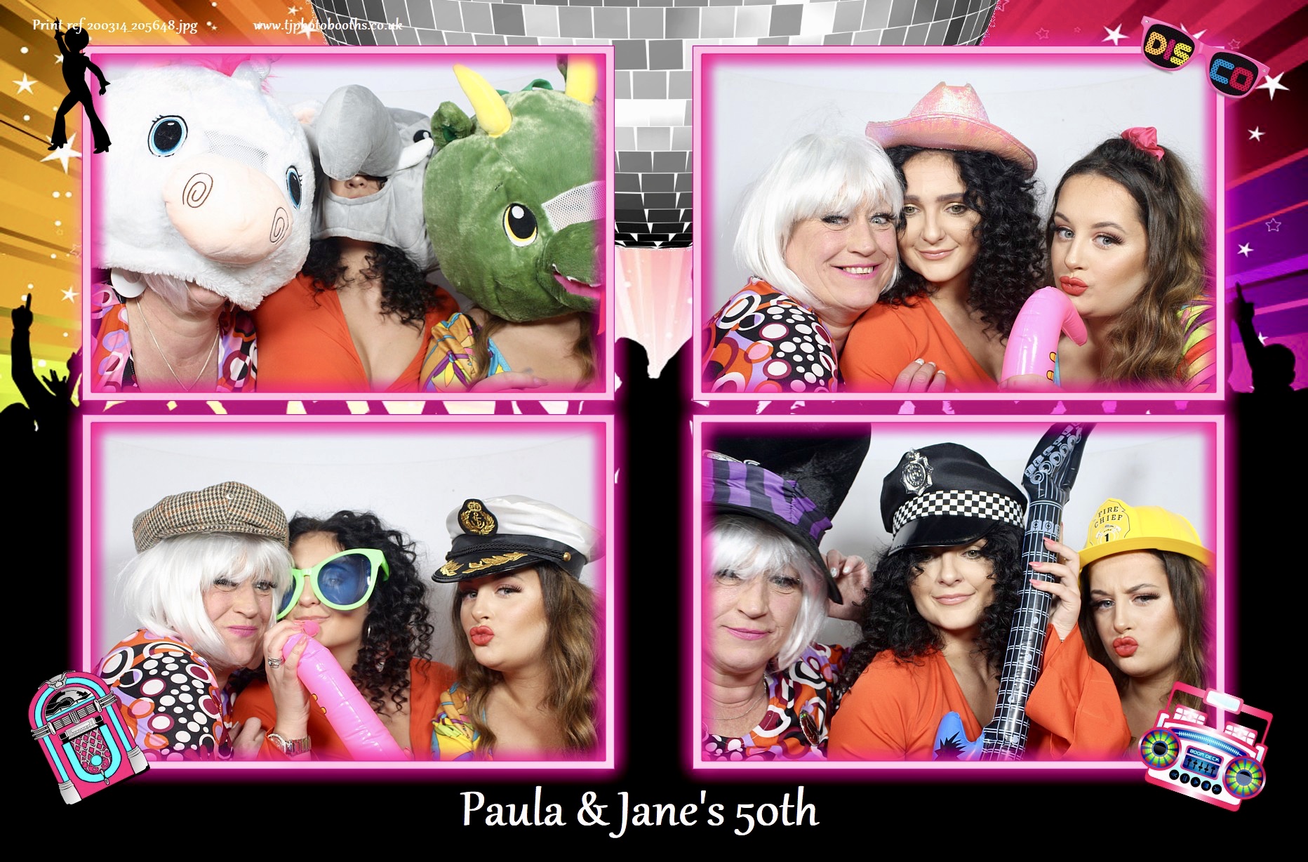 Paula & Jane's 50th | View more photos from the event at gallery.tjphotobooths.co.uk/u/TJPhotobooths/Paula-Janes-50th